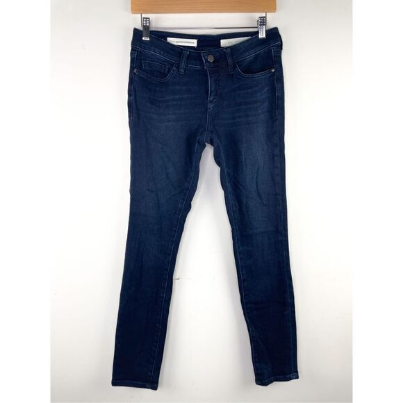 Anthro Pilcro and the Letterpress Stet Crop Skinny Jeans in Dark Wash Size 26 - Picture 2 of 10